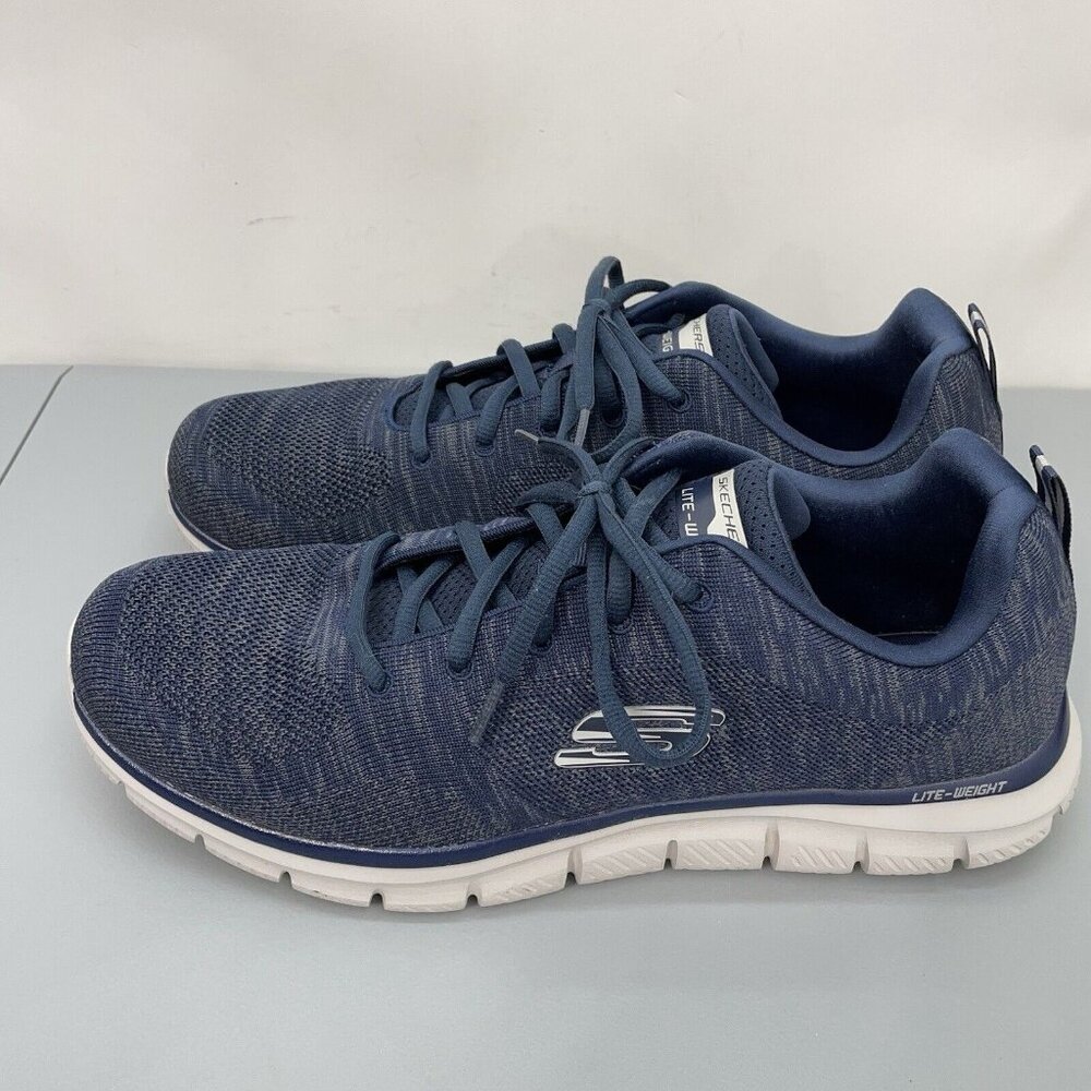 Skechers Track Front Runner Sneakers Shoes Running Athletic Blue Mens 14 - Picture 7 of 14
